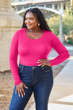 Load image into Gallery viewer, Soft & Simple Round Neck Long Sleeve Bodysuit (multiple color options)