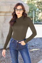 Load image into Gallery viewer, Easy To Style Mock Neck Long Sleeve Bodysuit (multiple color options)