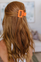 Load image into Gallery viewer, Claw Clip Set of 4 in Orange