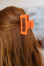 Load image into Gallery viewer, Claw Clip Set of 4 in Orange