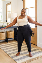 Load image into Gallery viewer, JUDY BLUE Hilary Side Fringe Skinny Jegging In Black