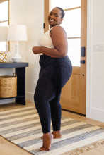 Load image into Gallery viewer, JUDY BLUE Hilary Side Fringe Skinny Jegging In Black