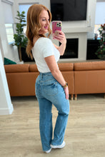 Load image into Gallery viewer, JUDY BLUE Bree High Rise Control Top Distressed Straight Jeans
