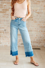 Load image into Gallery viewer, JUDY BLUE Olivia High Rise Wide Leg Crop Jeans in Medium Wash