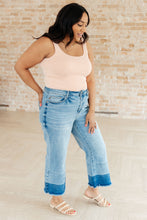 Load image into Gallery viewer, JUDY BLUE Olivia High Rise Wide Leg Crop Jeans in Medium Wash