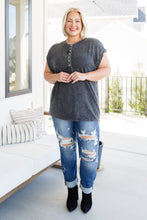 Load image into Gallery viewer, She's Alright Mineral Wash Sleeveless Henley