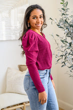 Load image into Gallery viewer, Take Me Out Faux Wrap Bodysuit In Magenta