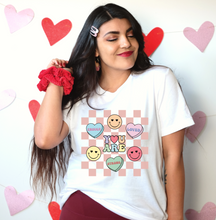 Load image into Gallery viewer, You Are Enough, Loved, Strong Graphic T-Shirt