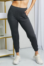 Load image into Gallery viewer, She's Ready To Go Wide Waistband Cropped Joggers
