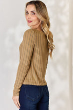 Load image into Gallery viewer, Everyday Basic Ribbed Long Sleeve Top (multiple color options)