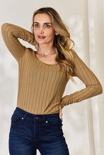 Load image into Gallery viewer, Everyday Basic Ribbed Long Sleeve Top (multiple color options)