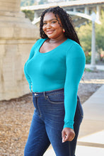 Load image into Gallery viewer, Soft & Simple Round Neck Long Sleeve Bodysuit (multiple color options)