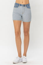 Load image into Gallery viewer, JUDY BLUE Color Block Denim Shorts