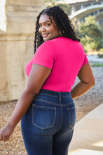 Load image into Gallery viewer, Soft & Simple Round Neck Short Sleeve Bodysuit (multiple color options)