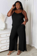Load image into Gallery viewer, Feeling Fun Spaghetti Strap V-Neck Jumpsuit (multiple color options)