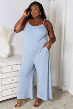 Load image into Gallery viewer, Feeling Fun Spaghetti Strap V-Neck Jumpsuit (multiple color options)