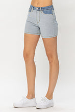 Load image into Gallery viewer, JUDY BLUE Color Block Denim Shorts