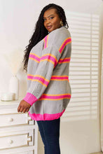 Load image into Gallery viewer, Happy Haven Ribbed Long Sleeve Cardigan