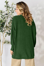 Load image into Gallery viewer, All Day Comfort Ribbed Cocoon Cardigan (multiple color options)