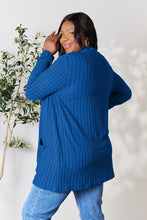 Load image into Gallery viewer, Chilly Days & Nights Ribbed Open Front Cardigan with Pockets (multiple color options)