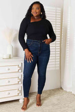 Load image into Gallery viewer, Our Secret Spot Asymmetrical Neck Long Sleeve Top