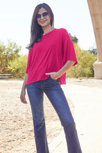 Load image into Gallery viewer, Carefree Classic Round Neck Drop Shoulder T-Shirt (multiple color options)