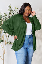 Load image into Gallery viewer, All Day Comfort Ribbed Cocoon Cardigan (multiple color options)