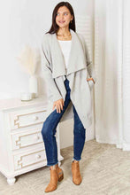 Load image into Gallery viewer, Within The Clouds Open Front Duster Cardigan with Pockets