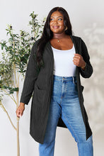 Load image into Gallery viewer, Cover Me Up In Comfort Ribbed Open Front Long Sleeve Cardigan