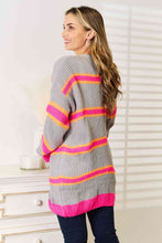 Load image into Gallery viewer, Happy Haven Ribbed Long Sleeve Cardigan