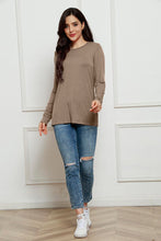 Load image into Gallery viewer, Basic Everyday Round Neck Long Sleeve Top (multiple color options)