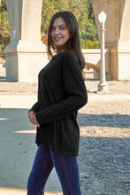 Load image into Gallery viewer, Basic Update Ribbed Round Neck Long Sleeve Knit Top (multiple color options)
