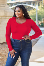 Load image into Gallery viewer, Soft & Simple Round Neck Long Sleeve Bodysuit (multiple color options)
