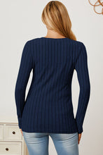 Load image into Gallery viewer, All You Ever Wanted Ribbed V-Neck Long Sleeve Top (multiple color options)