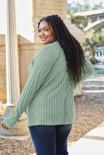 Load image into Gallery viewer, Hand In Hand Ribbed Round Neck Long Sleeve Knit Top (multiple color options)