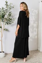 Load image into Gallery viewer, All About Comfort Round Neck Slit Top and Pants Set (multiple color options)
