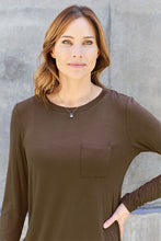 Load image into Gallery viewer, Everyday Happiness Round Neck Long Sleeve Top (multiple color options)