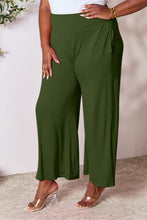 Load image into Gallery viewer, Keep It Simple Smocked Wide Waistband Wide Leg Pants (multiple color options)