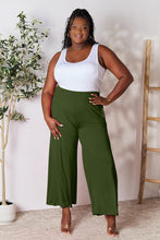 Load image into Gallery viewer, Keep It Simple Smocked Wide Waistband Wide Leg Pants (multiple color options)