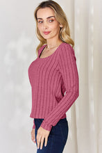 Load image into Gallery viewer, Everyday Basic Ribbed Long Sleeve Top (multiple color options)