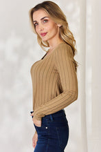 Load image into Gallery viewer, Everyday Basic Ribbed Long Sleeve Top (multiple color options)