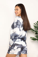 Load image into Gallery viewer, Rest And Relaxation Tie-Dye Round Neck Top and Shorts Lounge Set