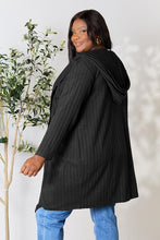 Load image into Gallery viewer, Cover Me Up In Comfort Ribbed Open Front Long Sleeve Cardigan