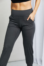 Load image into Gallery viewer, She's Ready To Go Wide Waistband Cropped Joggers