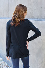 Load image into Gallery viewer, Everyday Happiness Round Neck Long Sleeve Top (multiple color options)