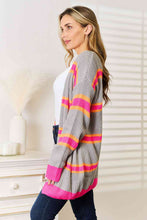 Load image into Gallery viewer, Happy Haven Ribbed Long Sleeve Cardigan
