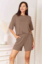 Load image into Gallery viewer, Lounge Life 2pc. Short Sleeve Top and Shorts Lounge Set (multiple color options)