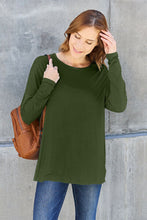 Load image into Gallery viewer, Her Basic Needs Round Neck Dropped Shoulder T-Shirt (multiple color options)