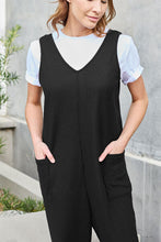 Load image into Gallery viewer, Jump Into Basics Sleeveless Straight Jumpsuit (multiple color options)