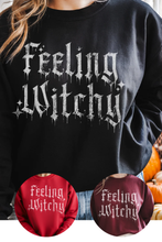 Load image into Gallery viewer, Feeling Witchy Graphic Sweatshirt (multiple color options)
